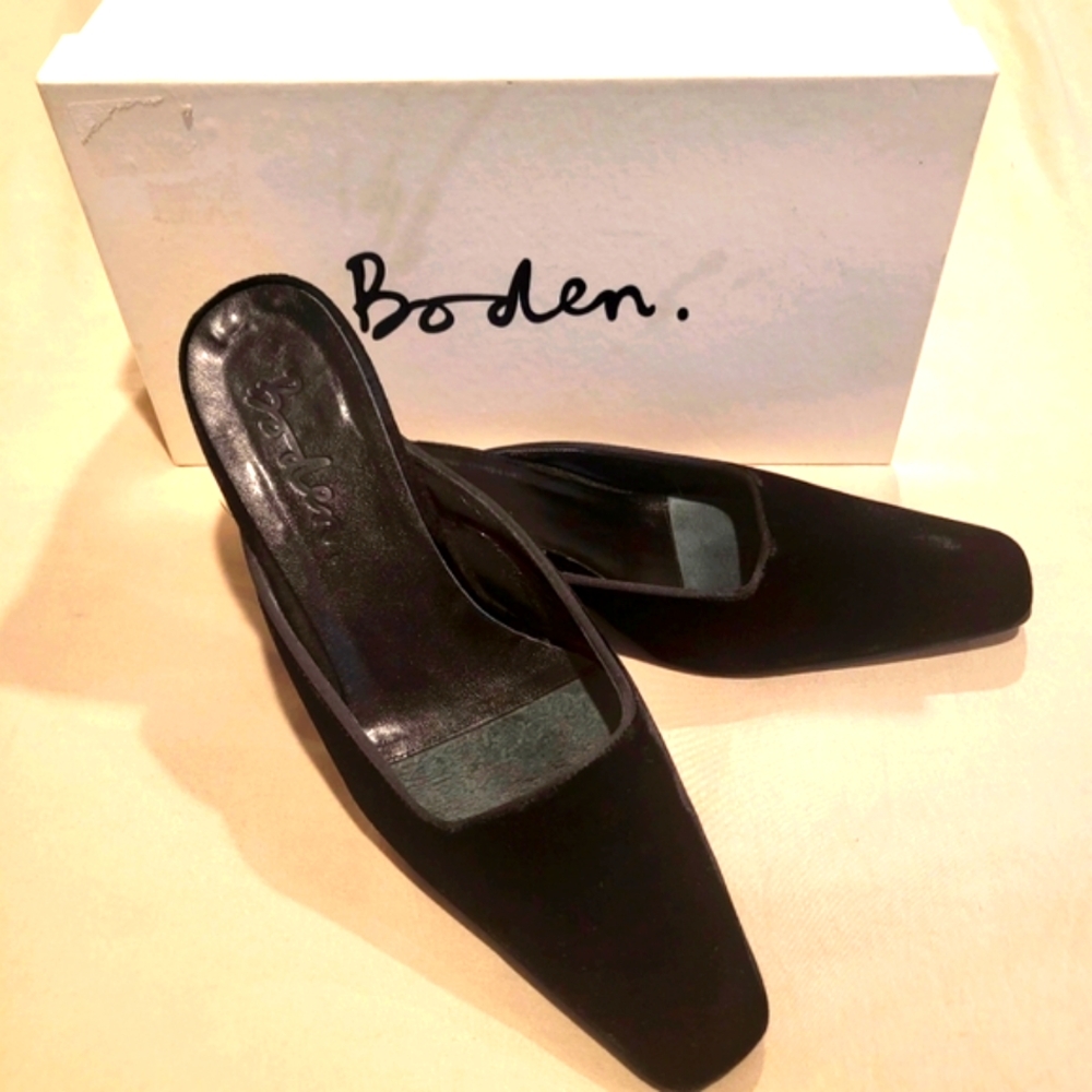 Boden - Velour - Kitten Heal🐈‍⬛️ -  Slip-ons